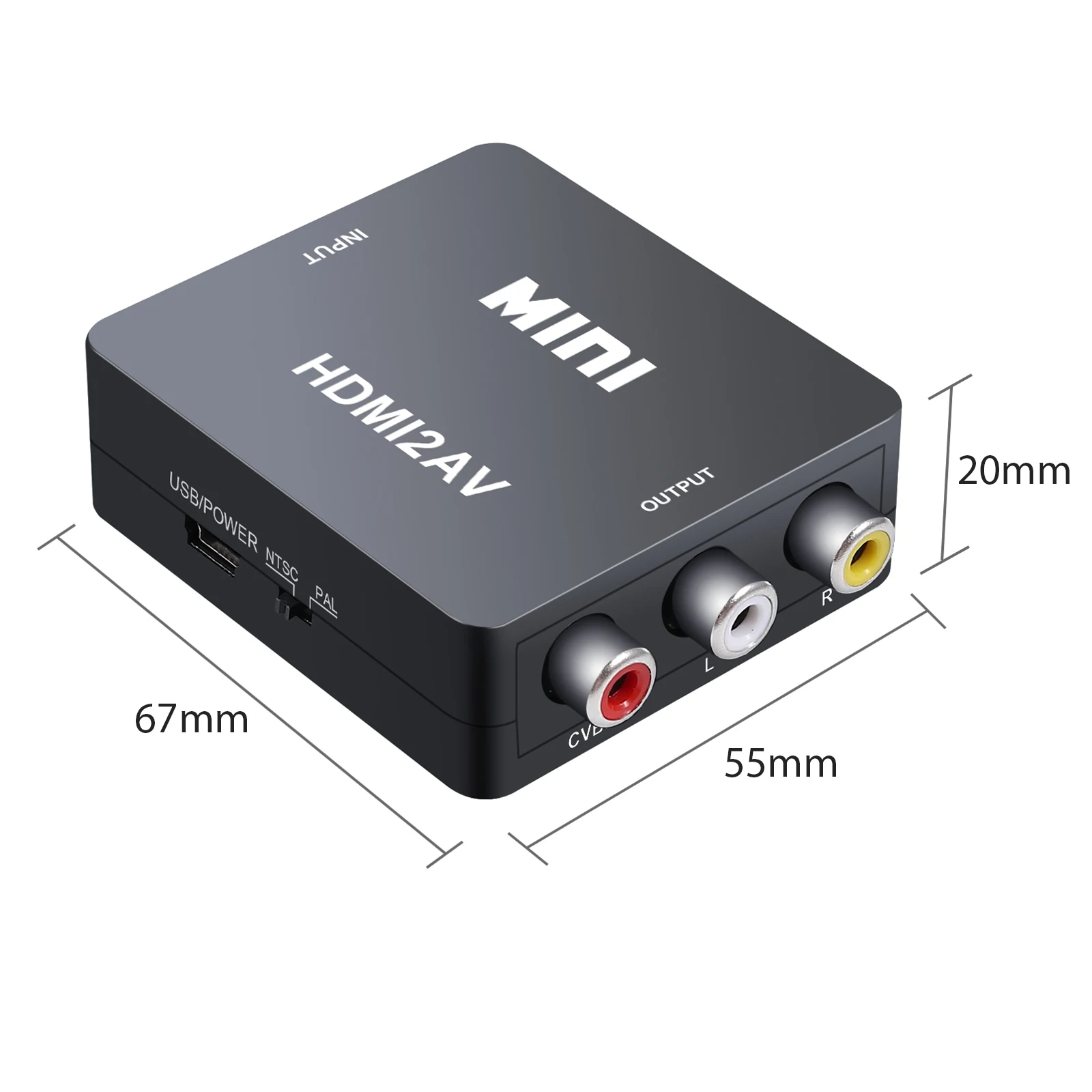 PROZOR HDMI к RCA адаптер конвертер с аудио-видео кабель Выход в AV совместим 1 3 |