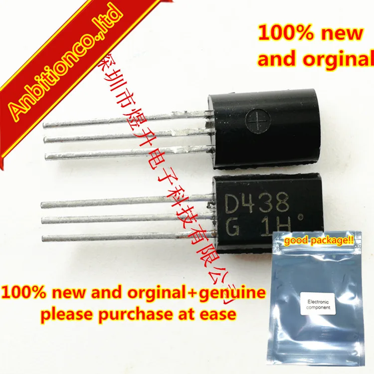 

10 шт. 100% Новый оригинальный 2SD438-G D438 TO-92L