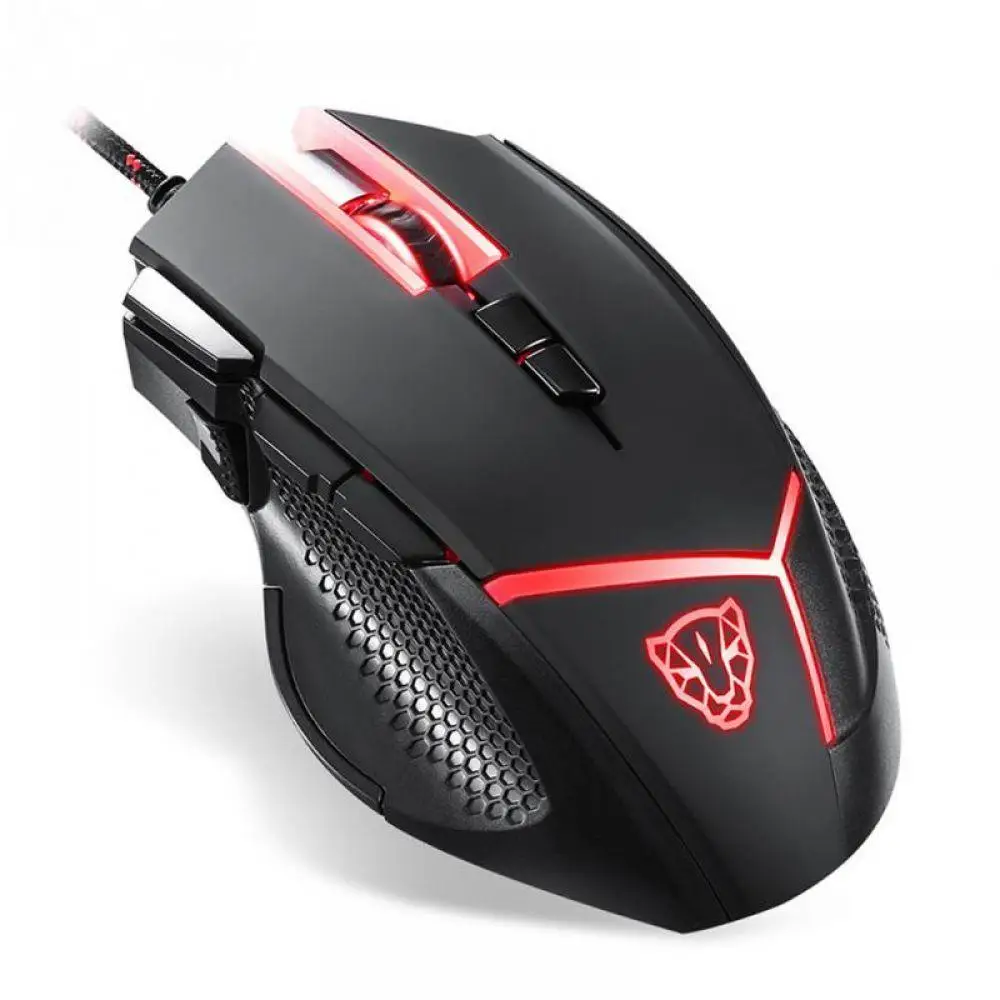 Motospeed V18 игровая Проводная Мышь Поддерживает 4000 Точек на дюйм Высокая точность
