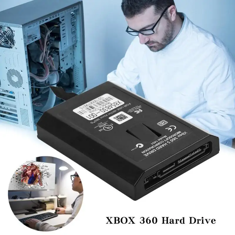120 ГБ внутренний жесткий диск HDD для Microsoft Xbox 360 тонкий XBOX E консоль игровой