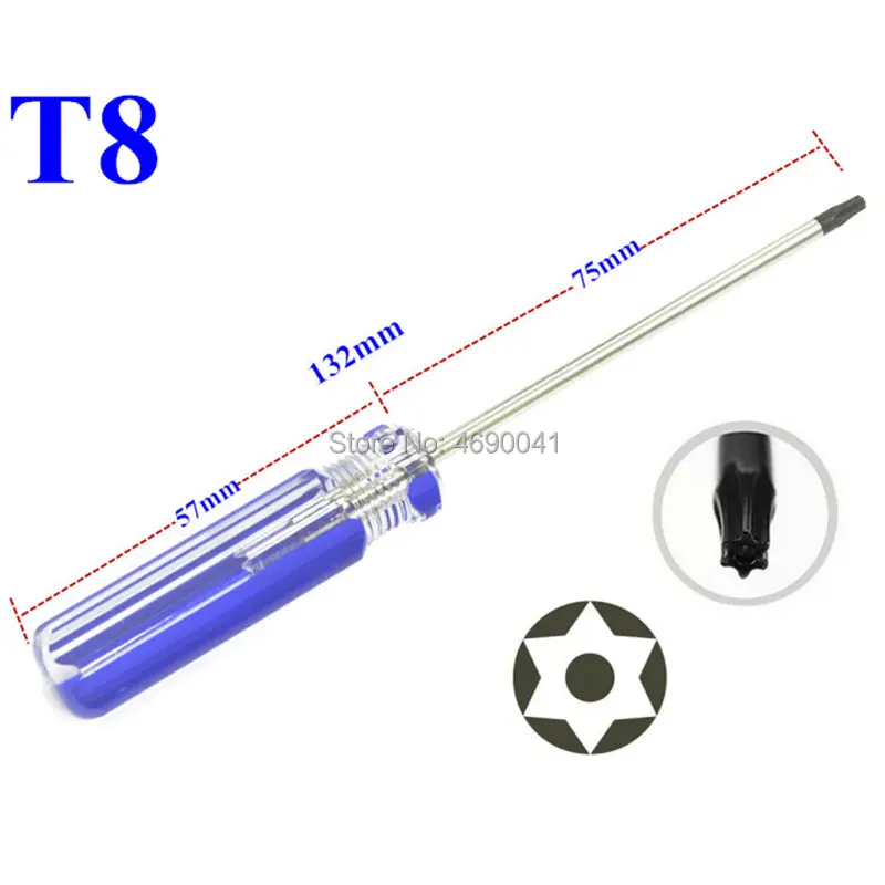 20 шт. защита от взлома Torx T8 отвертка для PS4 консоли XBOX one Xbox 360 проводной и