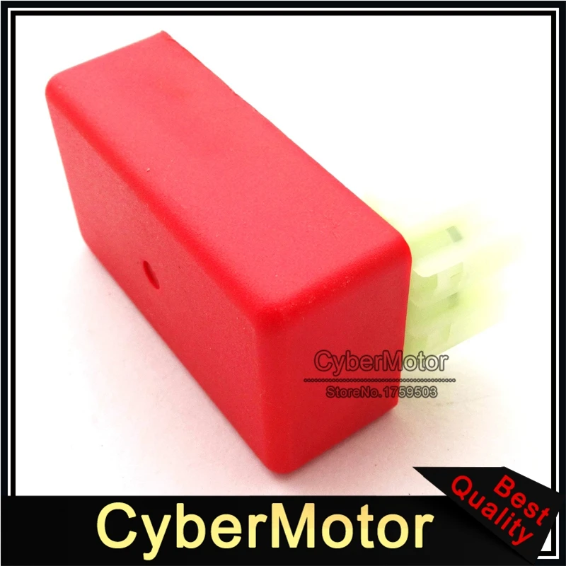 Красный 6 pin AC CDI Коробка зажигания для китайских двигателей GY6 50cc 125cc 150cc Мопед