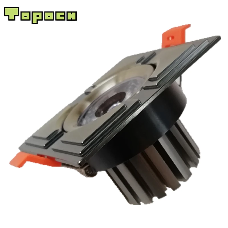 Topoch COB LED светильник 7 Вт 4-Pack Бронзовый/Золотой CNC обработка алюминиевые Пружинные