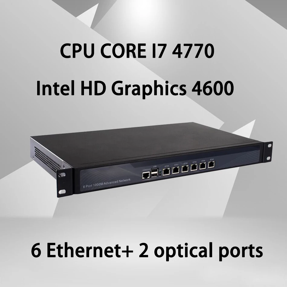 Сетевой маршрутизатор для сетевой безопасности Mikrotik Pfsense VPN ПК Intel Core I7 4770 [HUNSN SA17R]