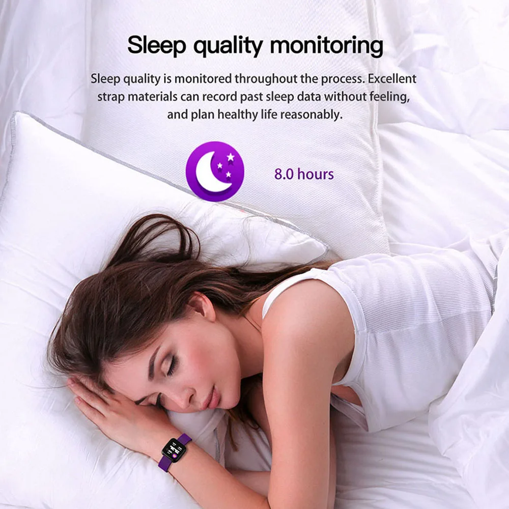 Умные часы для мужчин и женщин водонепроницаемый фитнес трекер IP67 монитор