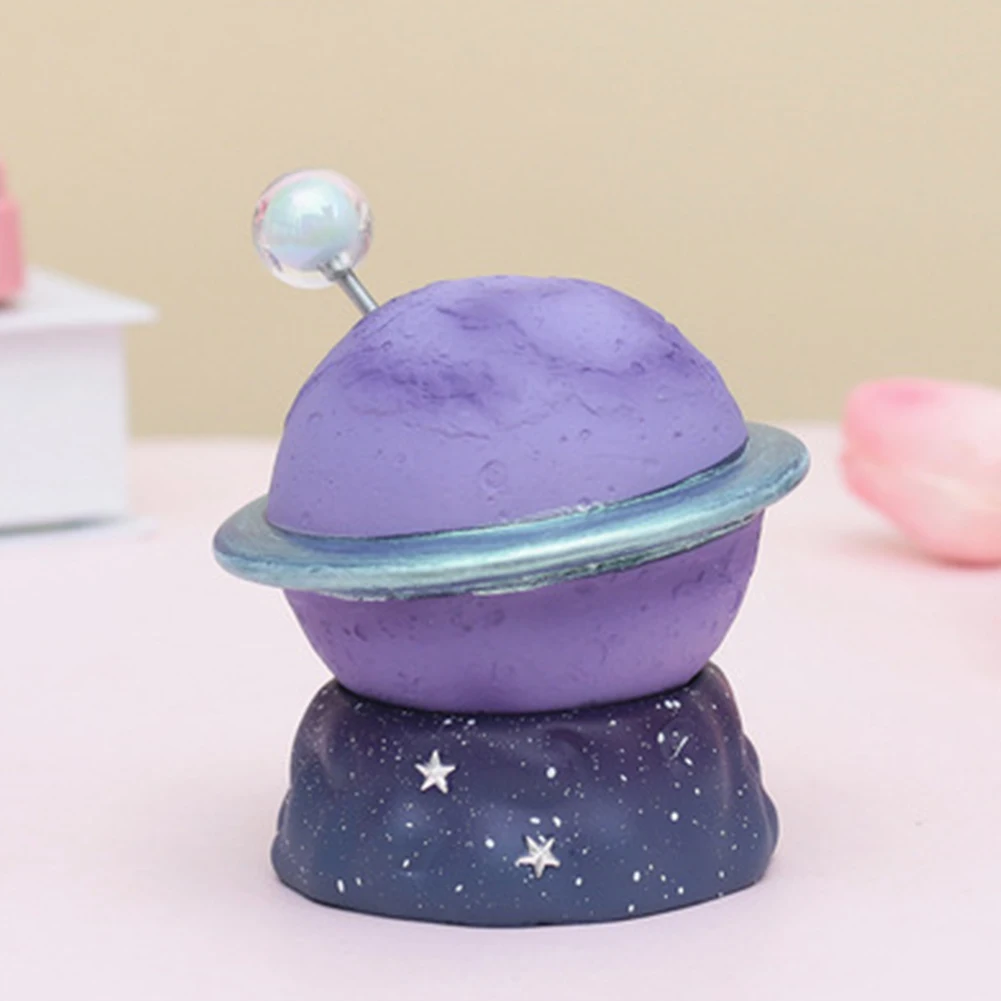Звездная Светодиодная лампа Planet Night украшение на стол из смолы прикроватный