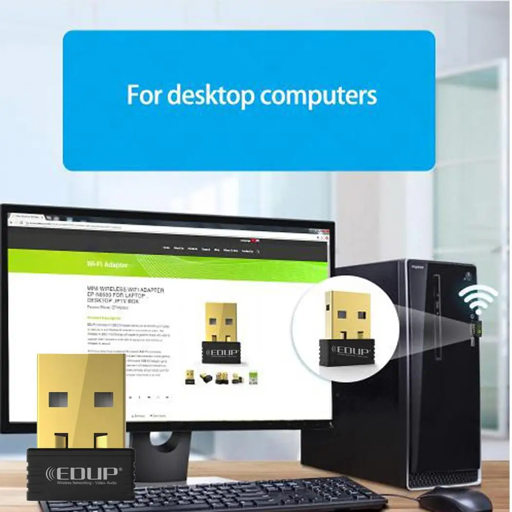MT7601 USB мини беспроводная сетевая карта 150 м портативный Wifi 15dbm приемник 2 4 4835 ГГц