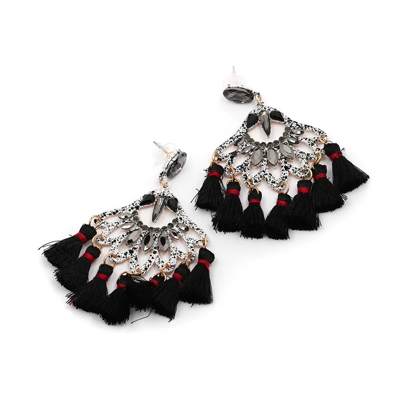 Poly Scarlett New Pattern Tassels European Heat Sell Manual High Archives Eardrop Ornaments Fashion Diamond Ear Nail 51346 | Украшения и