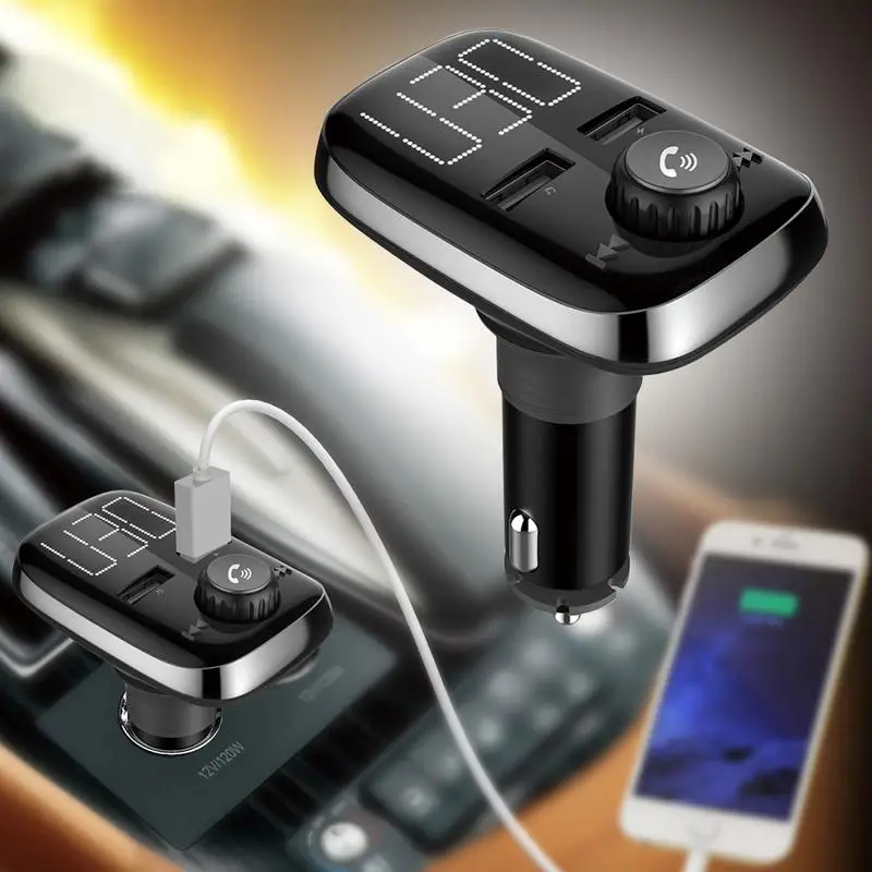 Профессиональный Черный ABS DC12V 24V автомобильный Bluetooth MP3 музыкальный плеер