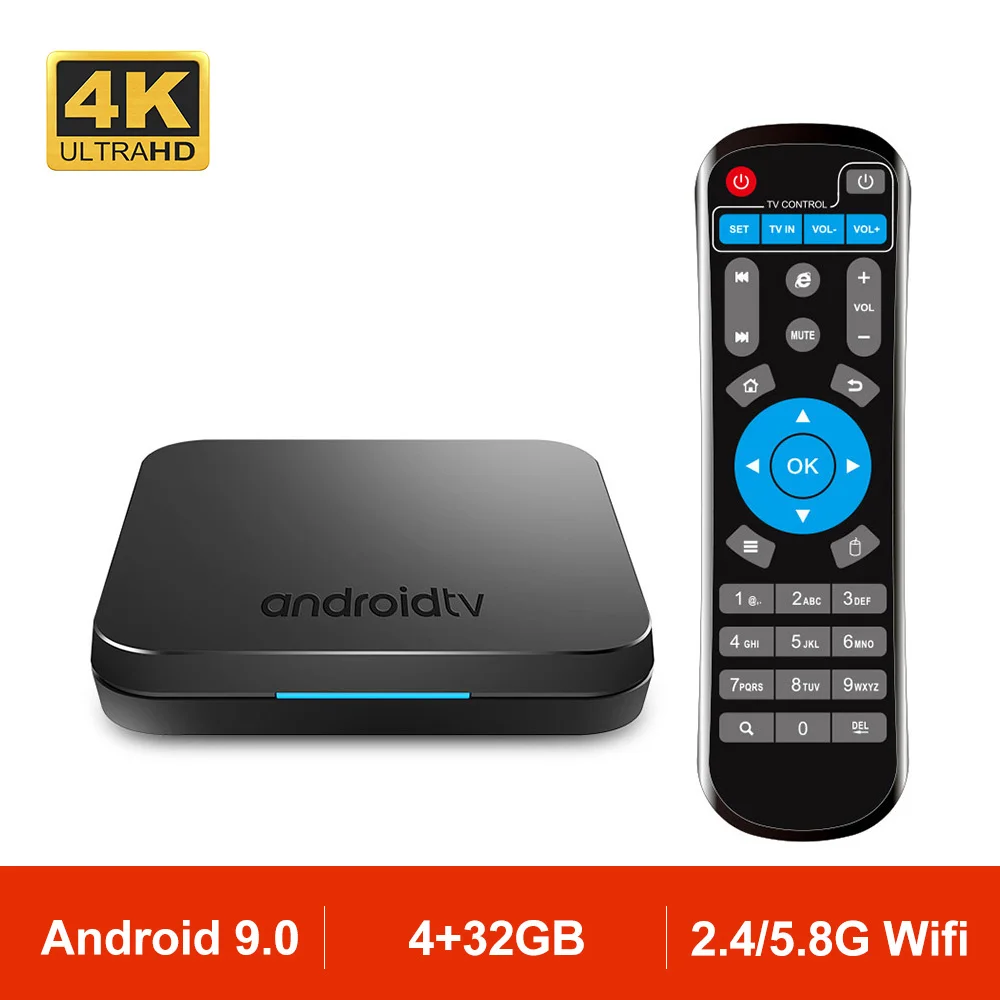 Android 9 0 KM9 Smart tv Box DDR4 4 ГБ ОЗУ 32 Гб ПЗУ S905X2 четырехъядерный 2 4G/5 ГГц двойной Wifi BT 1 USB 3 4K