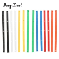 magideal 1 pair longboard skateboard rails edge protect with 10 mounting screws outdoor sports part