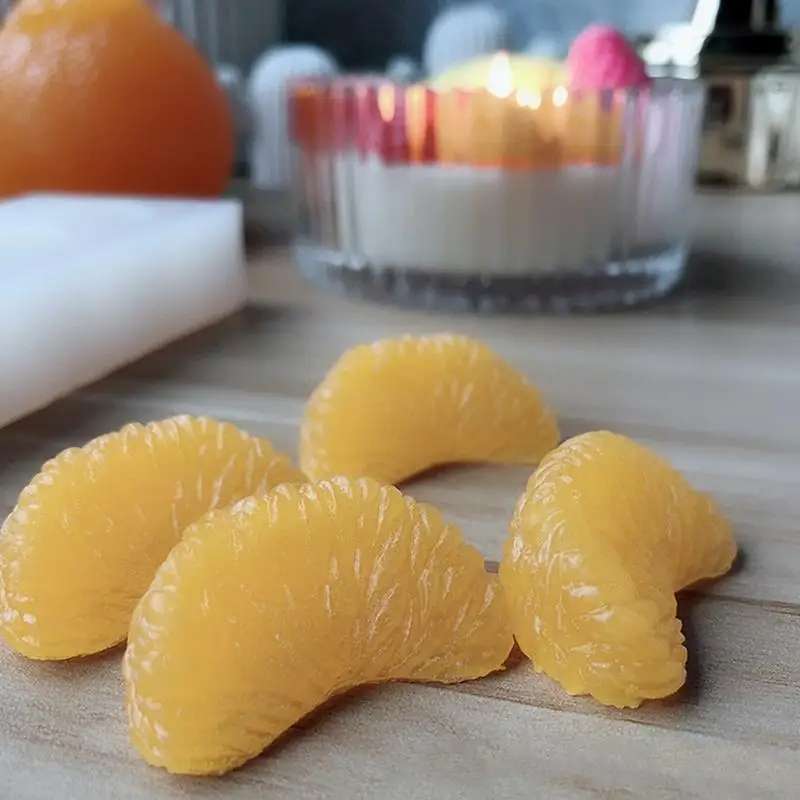 DIY силиконовая форма для фруктового торта Ароматизированная свеча полукруглая