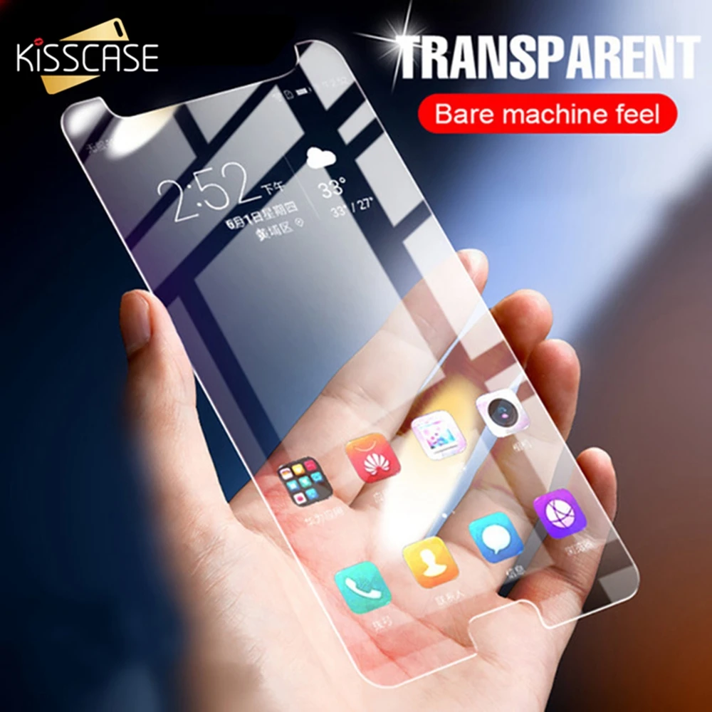 KISSCASE 2.5D Clear Screen Tempered Protector for Samsung Galaxy J5 J7 2017 EU Protective Glass J6 J3 J4 2018 | Мобильные телефоны