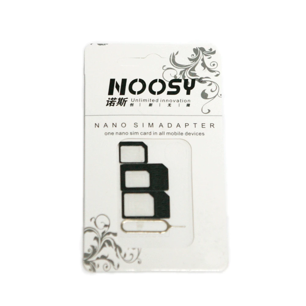 Новый 1/2/3/5/10/50 набор nano SIM адаптер Micro + стандартная Nano 3 в 1 sim карты для iPhone