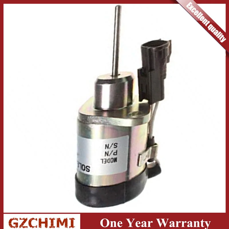 

1G939-60010 Электромагнит отключения подачи топлива Электромагнит исполнительного механизма дизельное отключение соленоидный двигатель запасной соленоид для Kubota