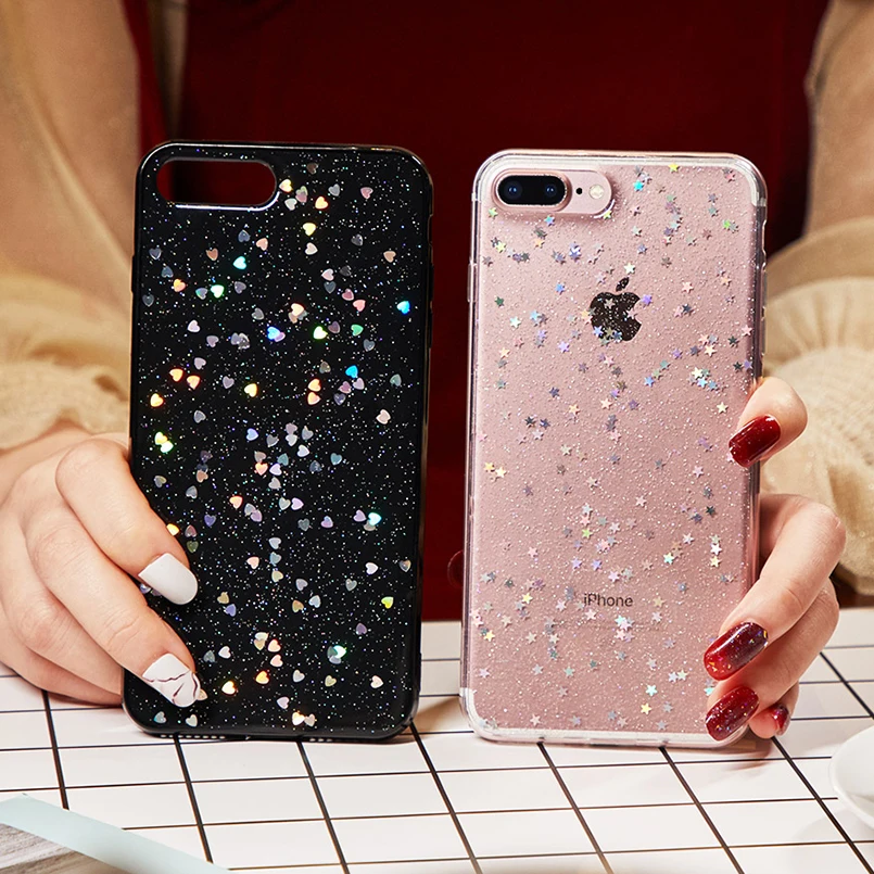 Роскошные золотые Фольга Bling чехол для iPhone X XS Max XR на заднюю панель из ТПУ 7 8 6 6s