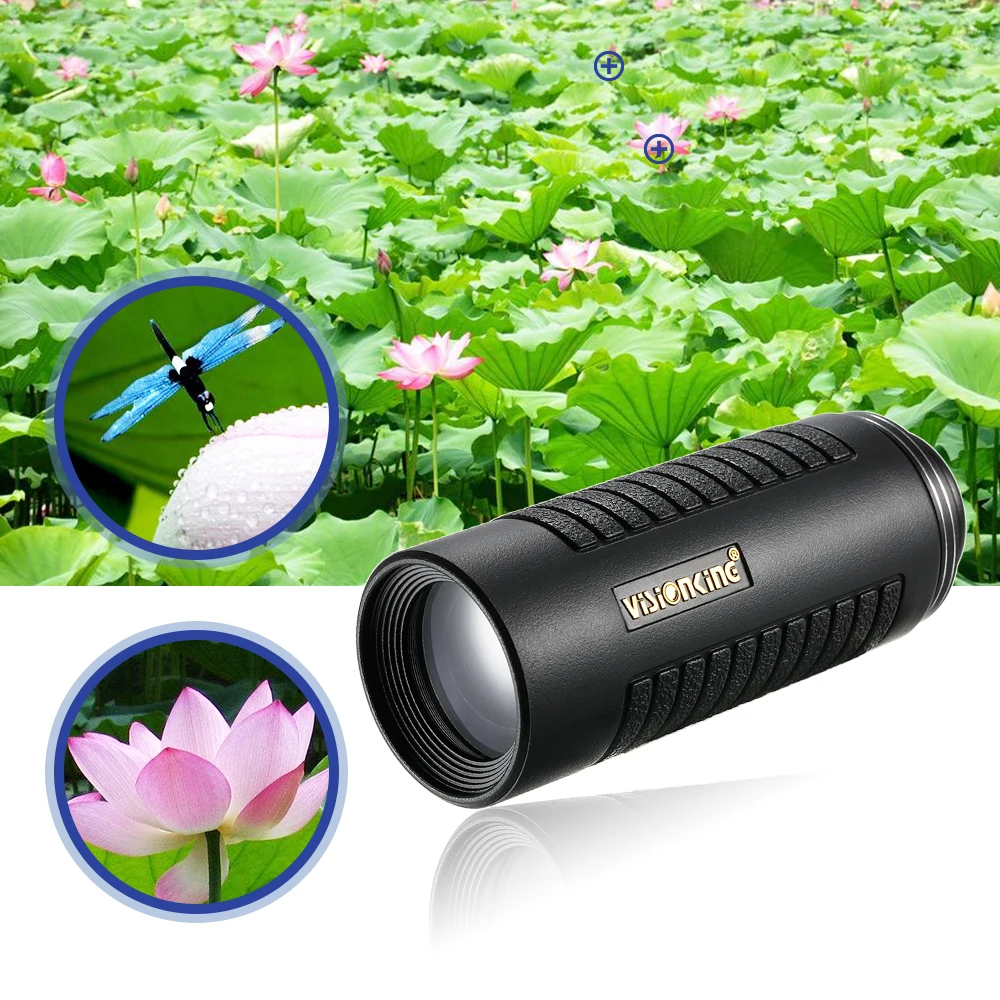 Маленький компактный Монокуляр Visionking 25x30 портативный складной телескоп