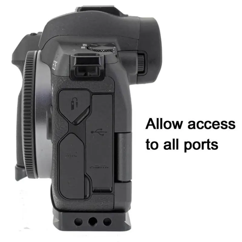 Quick Release L Plate Holder Hand Grip Tripod Bracket For Canon Eos R Camera Benro Arca Swiss Head |