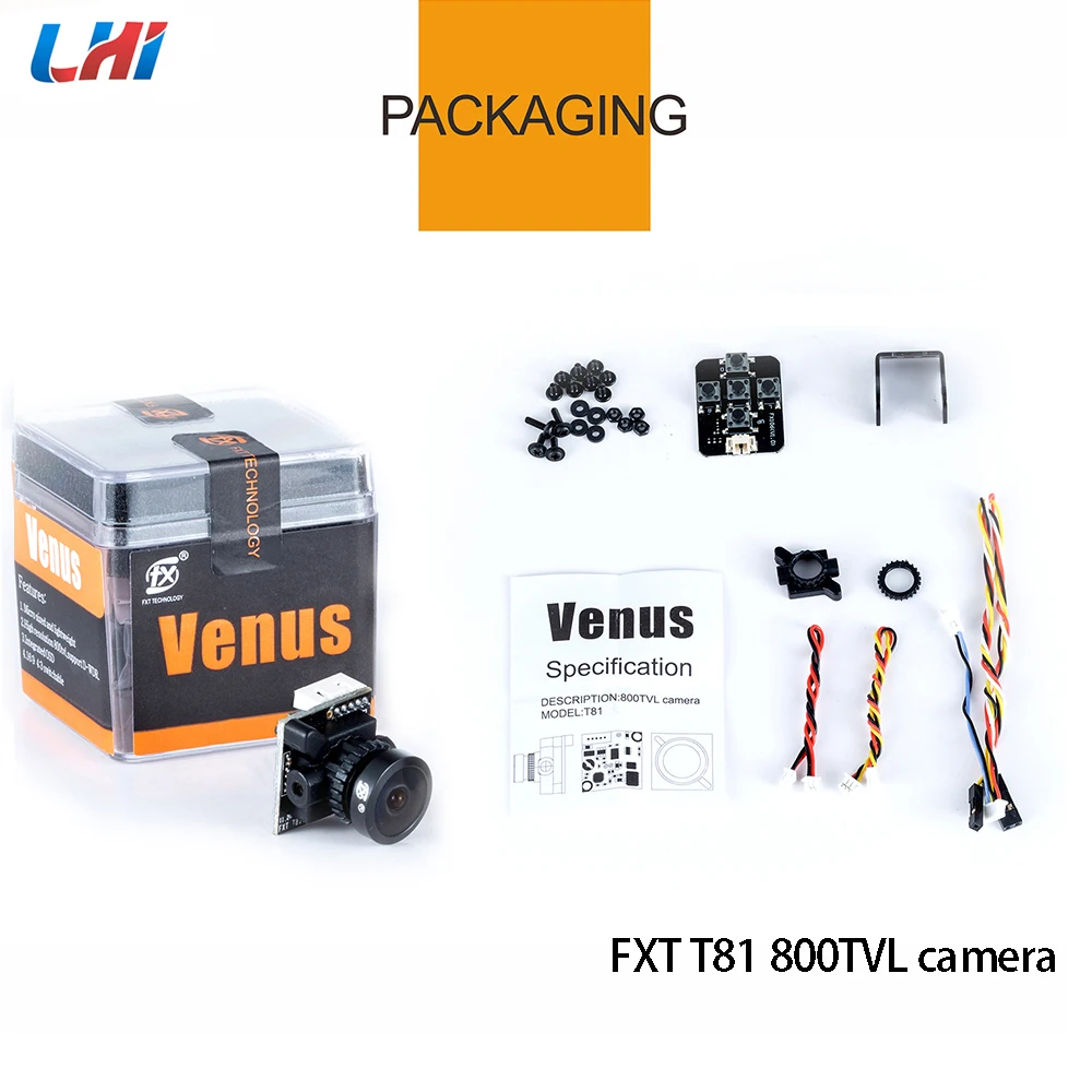 Новый FXT T81 Венера 800TVL NTSC/PAL 16:9 4:3 переключаемый cmos FPV системы камера с напряжение