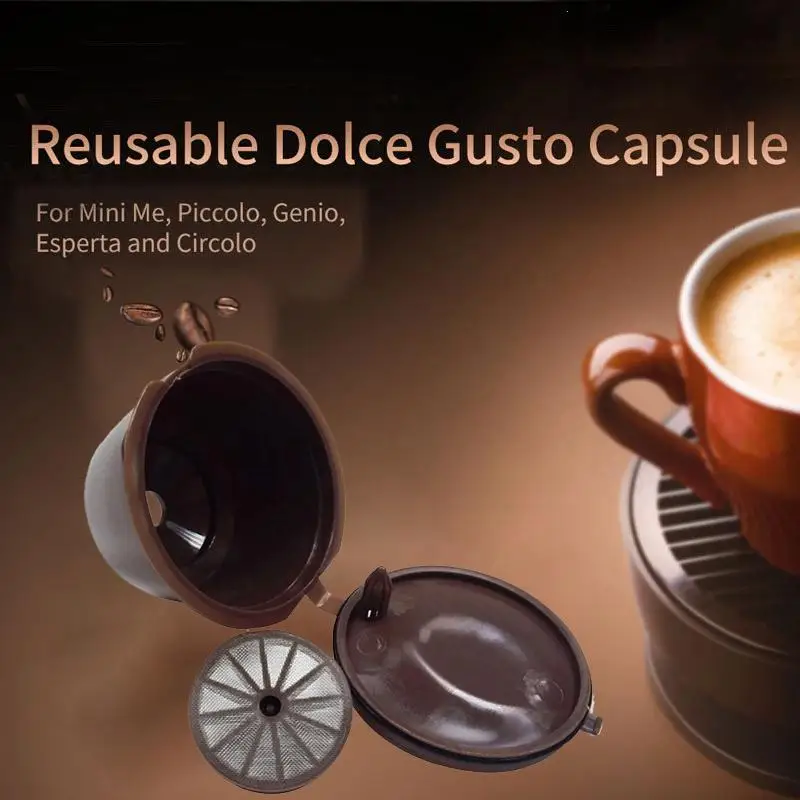 Многоразового многоразовые Nespresso Кофе капсульного типа Dolce Gusto Dripper Чай корзины 3