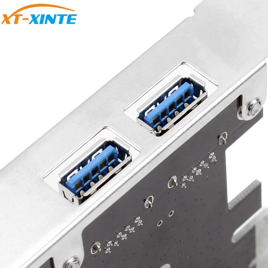 USB3.0 PCIE адаптер 2 порта USB к x1 передняя панель 20pin PCI e Express плата расширения
