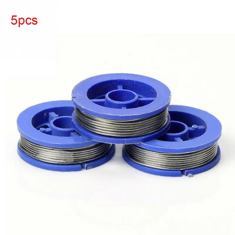 Оловянно-свинцовый припой с 63/37 канифольным ядром 5 шт./лот сварочный флюс 0 7 мм 1 м