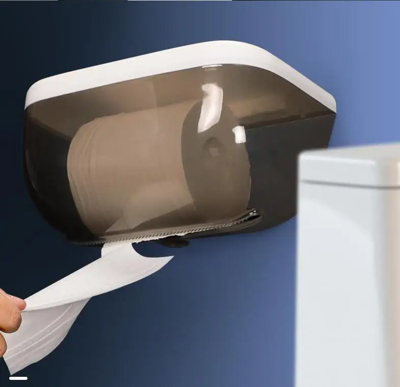 Настенная присоска для Водонепроницаемый ткани Box Диспенсер Коробка держатель