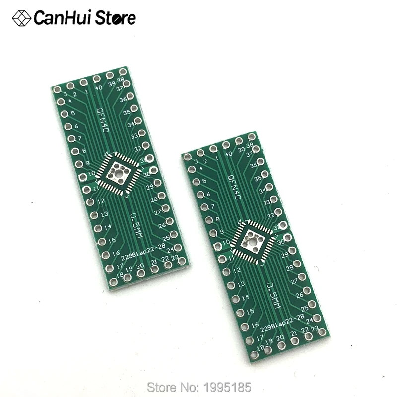 5 шт. QFN32 QFN40 к DIP 32/40 адаптер PCB плата конвертер двухсторонний IC Разъем Адаптера