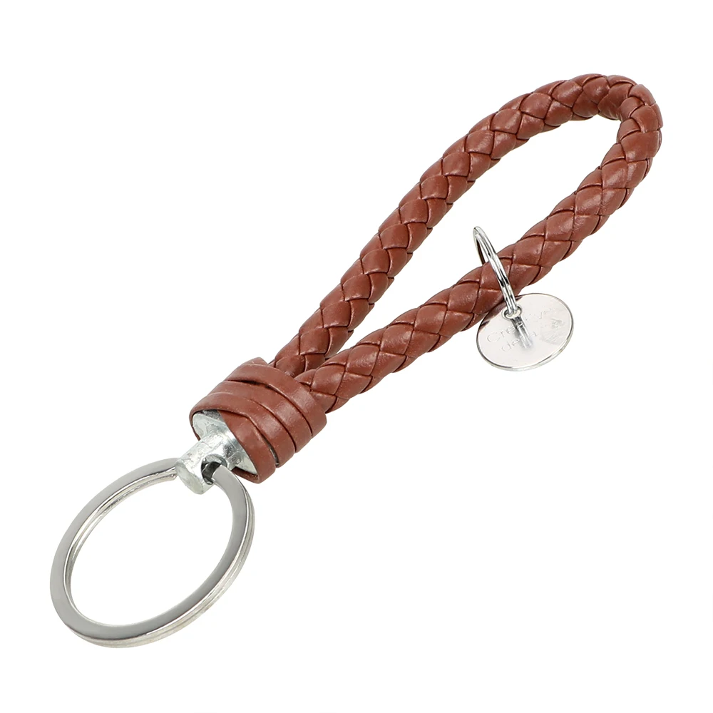 FORAUTO автомобильный брелок ручной работы кожаный с веревкой креативные брелки для
