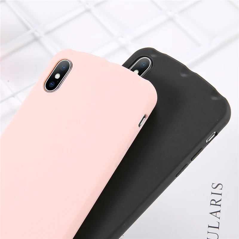 Lovebay чехол для телефона iPhone 6 6s 7 8 Plus X XR XS Max Модный милый карамельный цвет новый