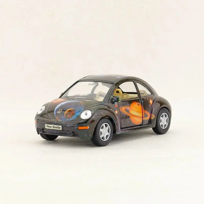 Литая металлическая модель KINSMART масштаб 1:32 Volkswagen New Beetle специальный игрушечный