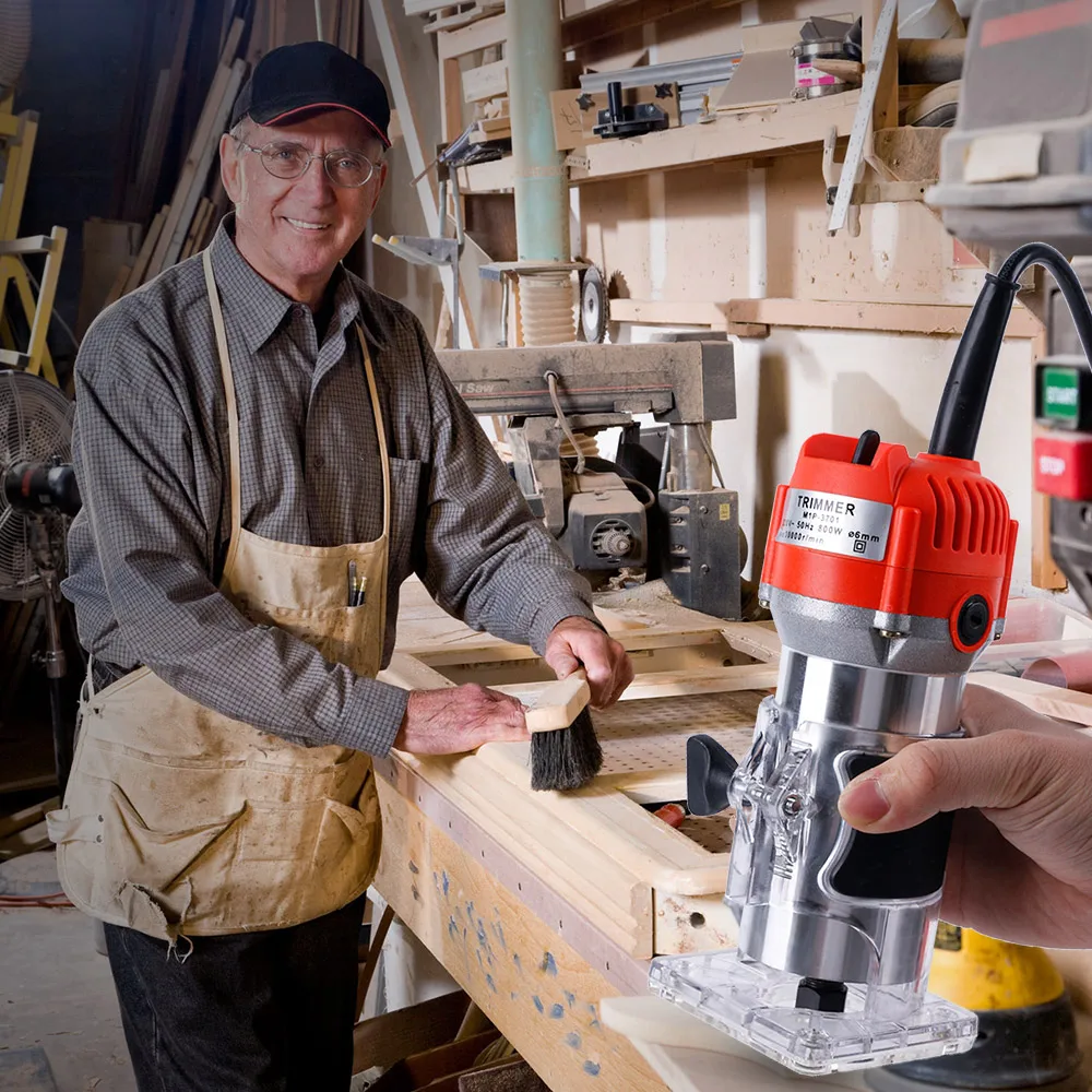 800 Вт электрический ручной триммер маршрутизатор резьба по дереву машина|Наборы