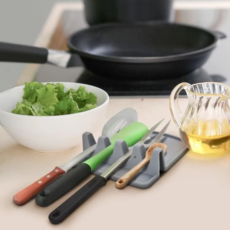 1 шт. силиконовая подставка для ложки кухонные инструменты Кухонная посуда