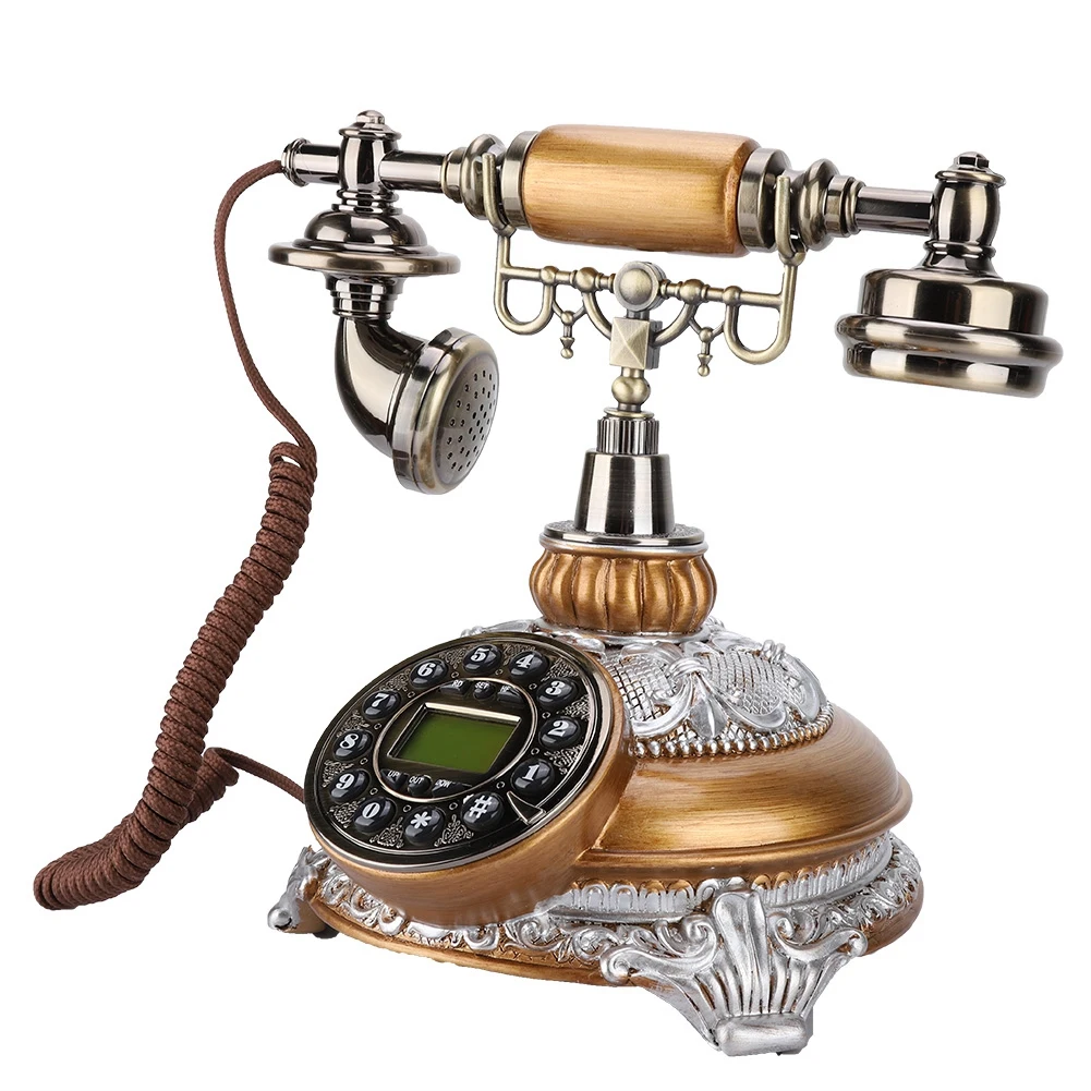 IDS 8675Retro декоративный винтажный телефон античный FSK/DTMF поворотный циферблат