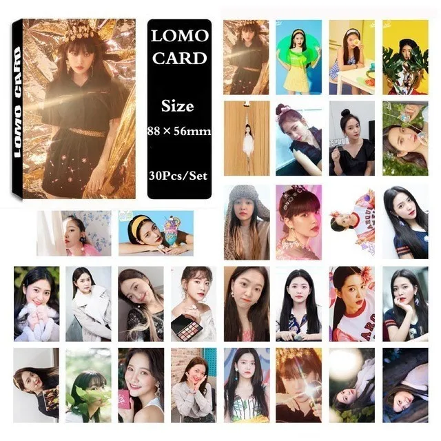 KPOP красный бархатный альбом RBB самодельная бумага Lomo карты фото постер HD