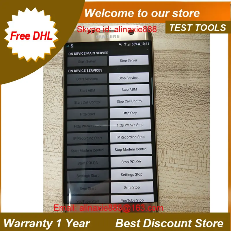 Бесплатная доставка dhl + s7 Edge G935FD карман для вещей поддержка 2CA & 3CA volte polqa и qesq MOS ..