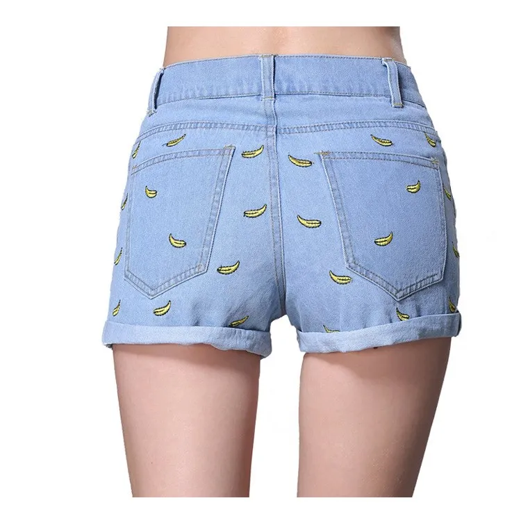 Womens Shorts Summer Fashion Casual Cotton Short Pants Women Clothing Blue Sexy Woman | Женская одежда