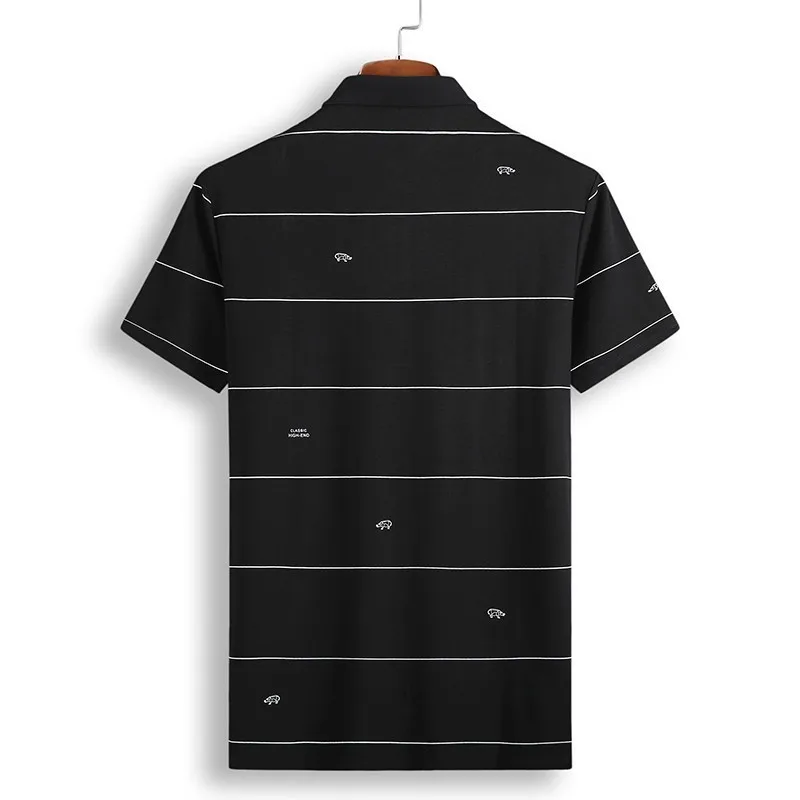 2019 плюс размер 8xl 7xl 6xl новые модные черные рубашки поло мужская брендовая одежда с