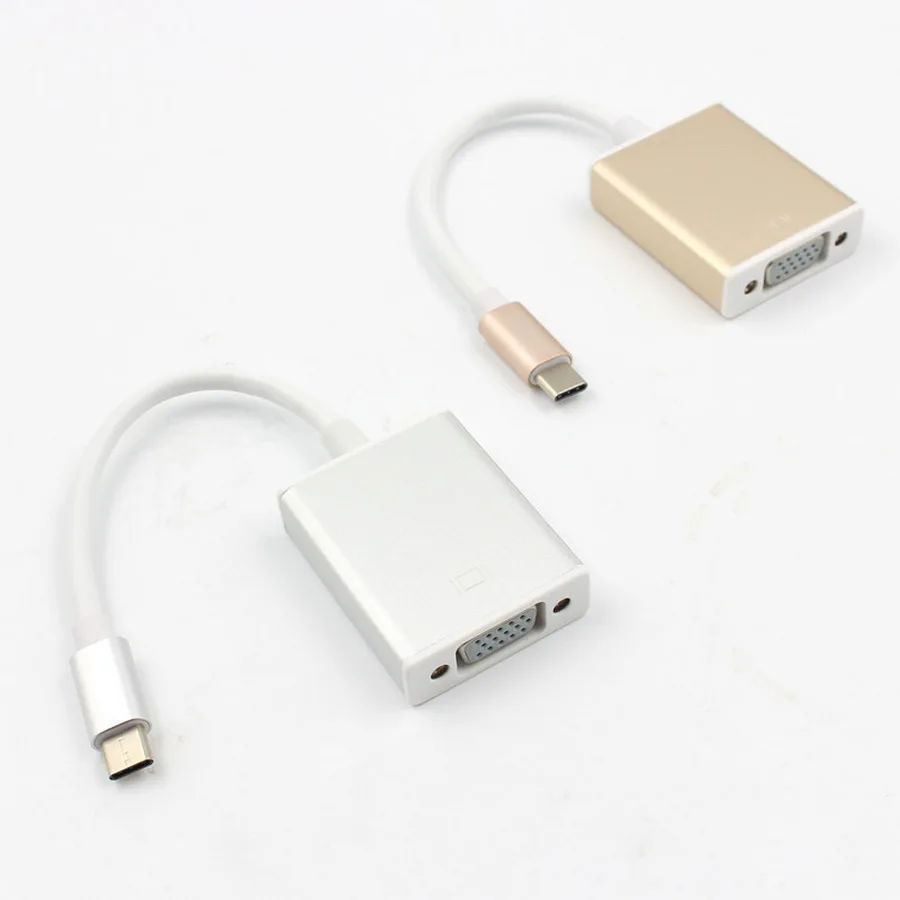 20 шт. USB 3 1 Type C для женщин VGA Кабель адаптер Macbook 12 дюймов Pixel Lumia 950XL|Кабели VGA| |