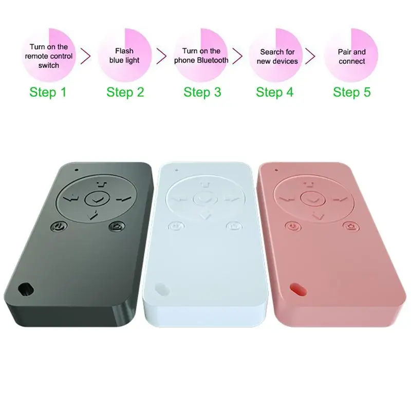 Портативный пульт дистанционного управления беспроводной Bluetooth Автоспуск видео