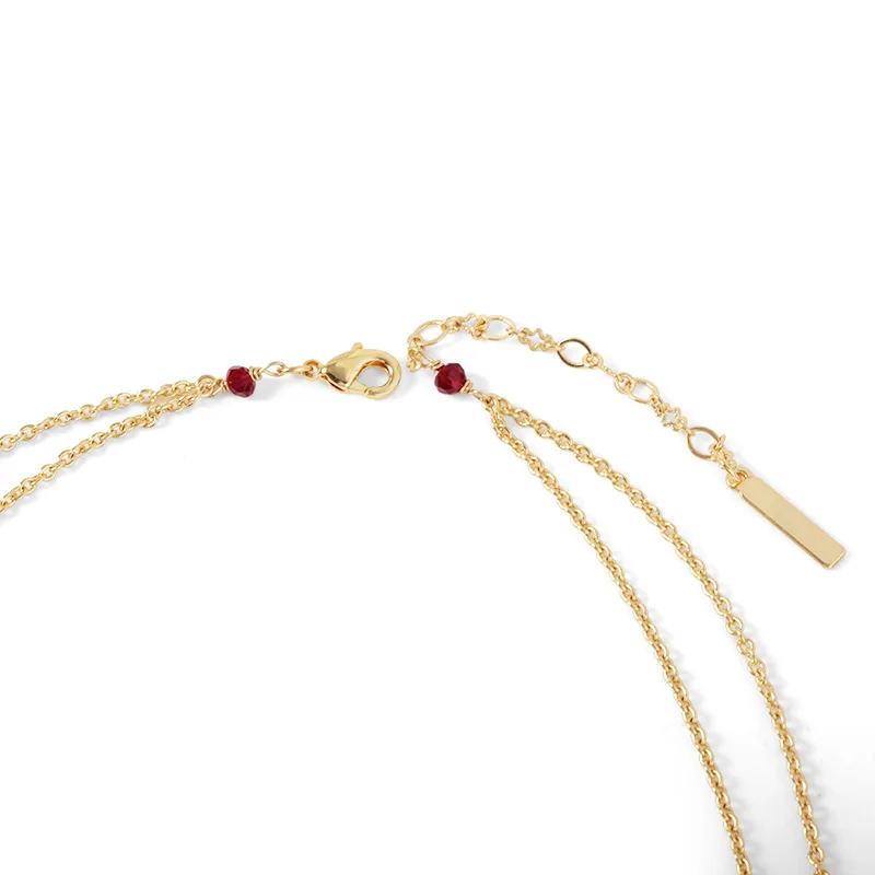 Бесплатная доставка дорогостоящее ожерелье многослойное колье fenamel глянцевое