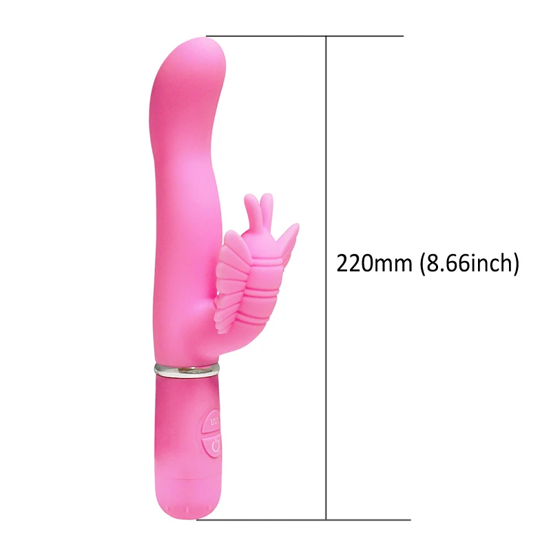 Meselo 30 скоростей Dual Head Вибратор Бабочка Вагина G spot Стимулятор клитора
