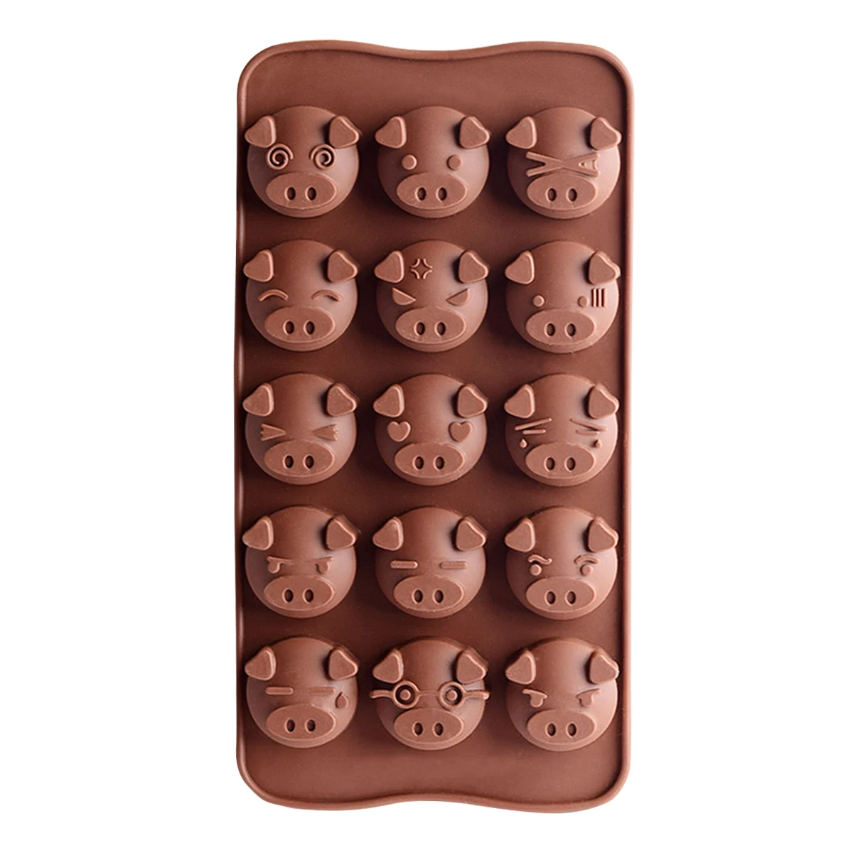1/2/3 упаковки шоколада силиконовые формы с изображением милой свинки для