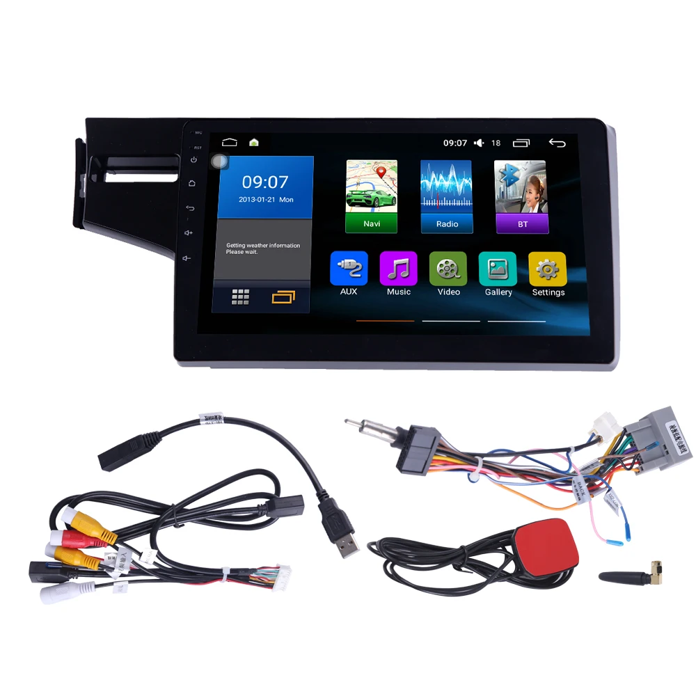 Восьмиядерный 1024*600 Android 8 1 автомобильный DVD GPS навигационный плеер Deckless стерео для