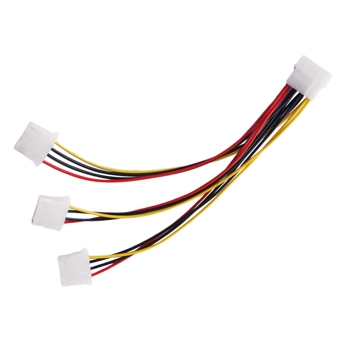 Высокое качество 4Pin IDE/SATA Мощность кабели HY1578 4 контактный молекс Мужской 3 порта