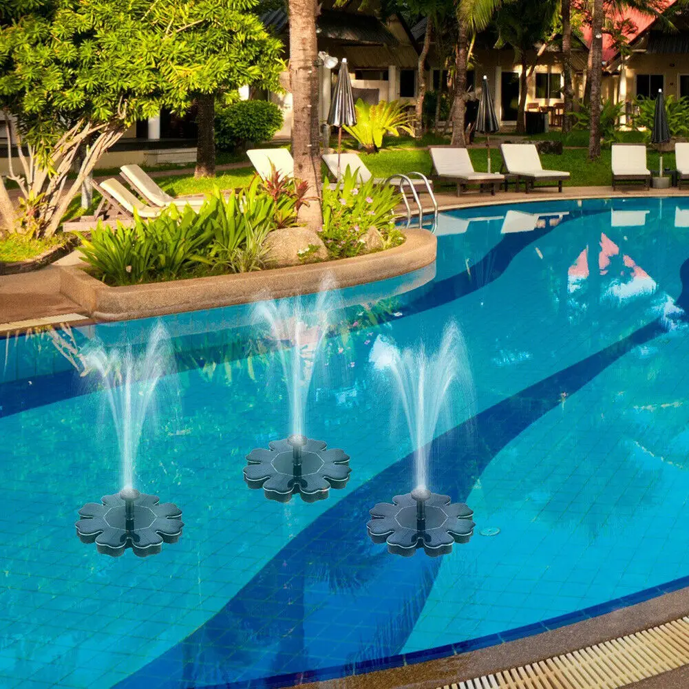 Набор для полива фонтанов на солнечной батарее погружной садовый водопад с