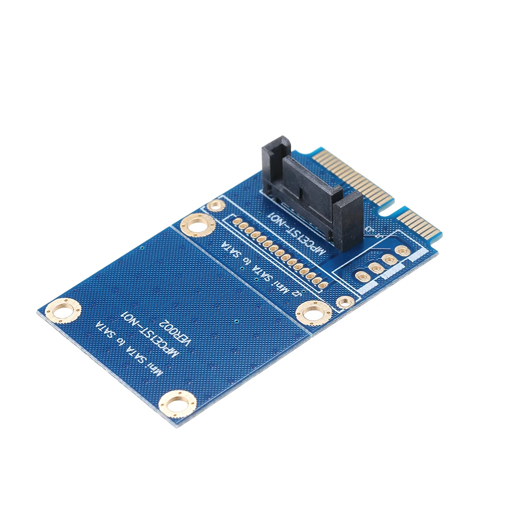Msata sata конвертер Mini SATA в 7Pin адаптер HDD PCIe SSD/HDD жесткий диск твердотельные