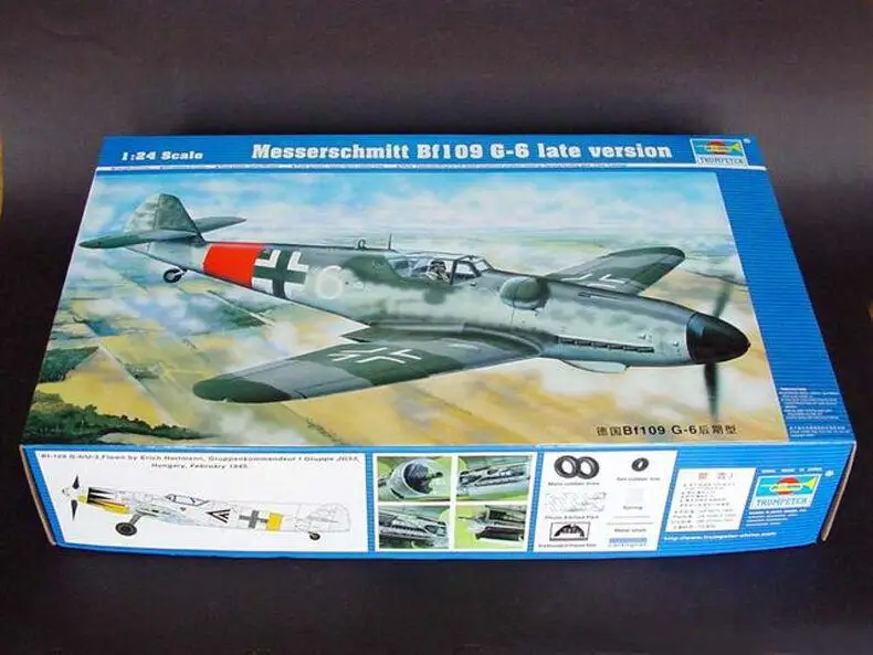 Trumpeter 1/24 02408 Messerschmitt Bf109 G 6 последняя версия|Наборы для сборки моделей| |