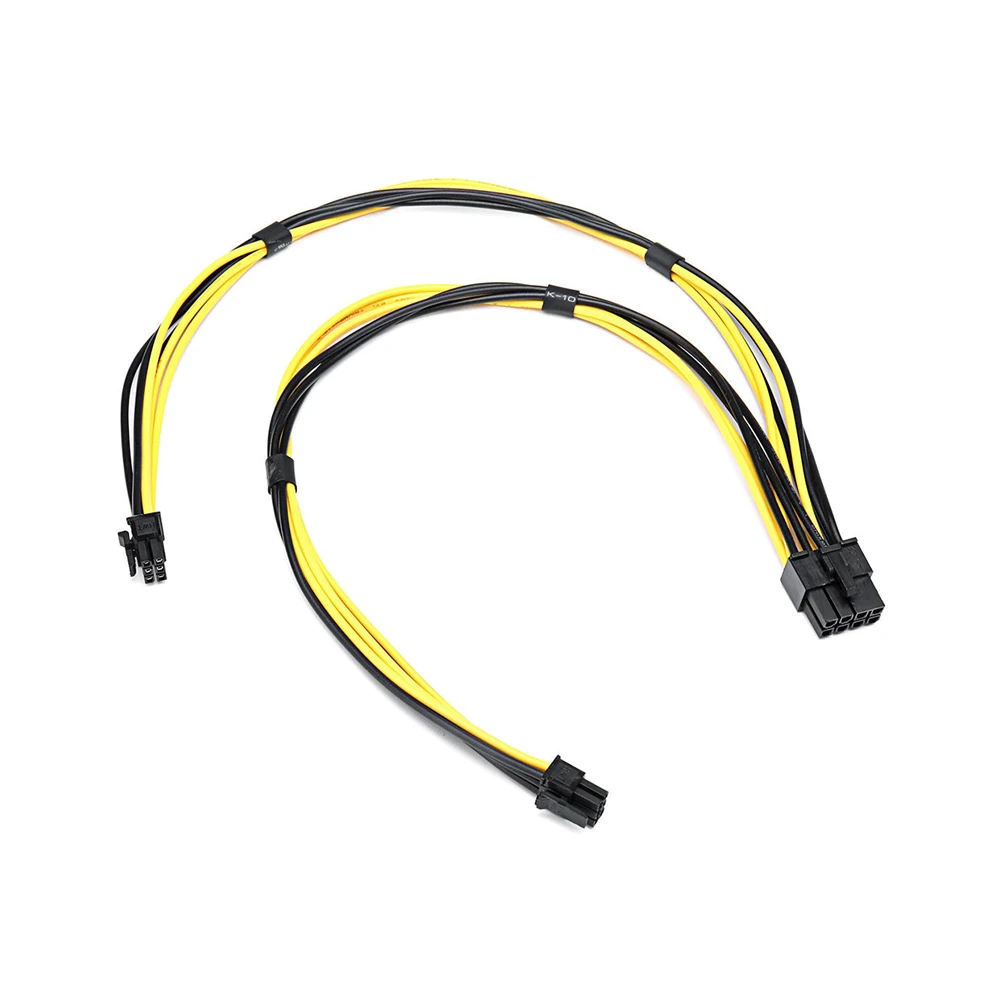 Высокое качество 18AWG двойной мини 8 Pin до 6 Мужской PCI E кабель питания для