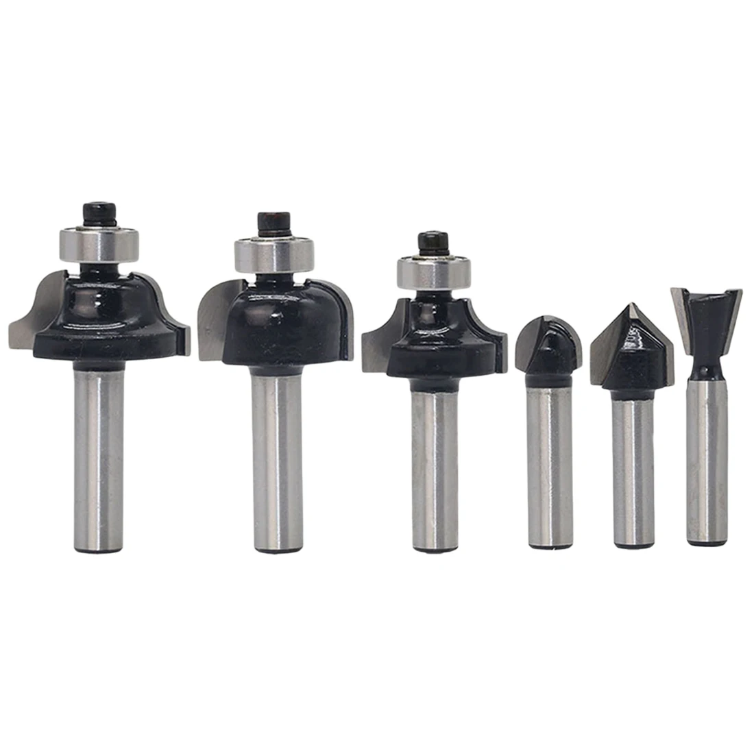 

8mm Shank Wood Router Bit Straight End Mill Trimmer Cleaning Flush Trim Corner Round Cove Box Bits Tools Milling Cutter